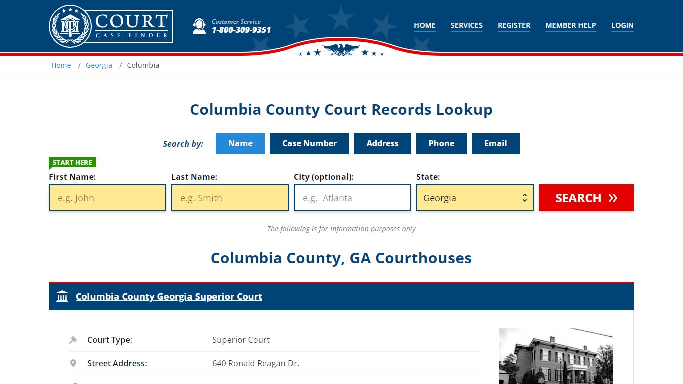 Columbia County Court Records | GA Case Lookup